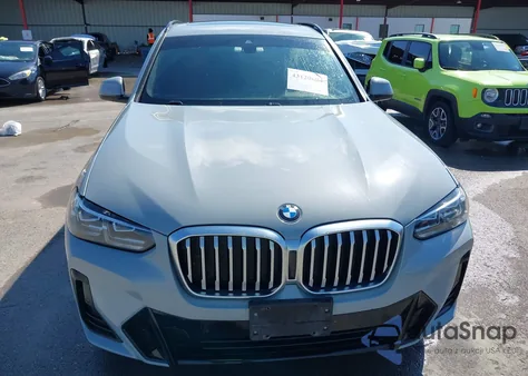 2022 BMW X3 xDrive30I z USA, uszkodzony, nr VIN 5UX53DP07N9L91238